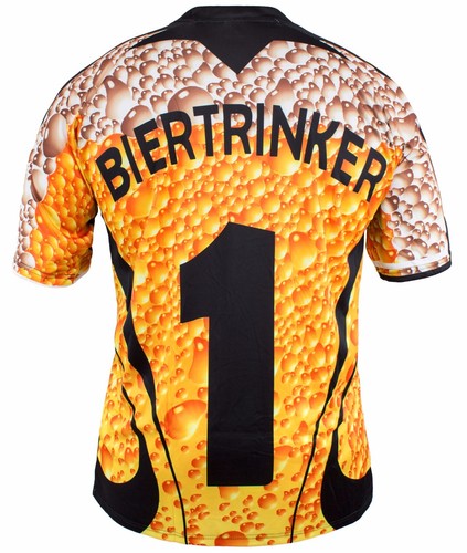 Herren Bier T Shirt Hemd Trikot Spaß Sprüche Fun Shirt Deutschland XL