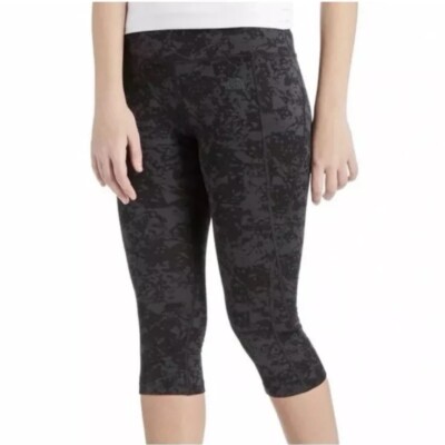 The North Face Women's XL Green/Black Pulse Capri Running Athletic Tights