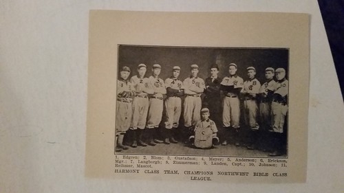 Harmony Class Chicago & Gunther's 1911 Baseball Team Picture SP RARE - 第 1/1 張圖片