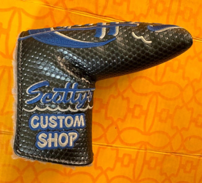 Scotty Cameron 2013 Ballistic Grey Industrial Blue Wave Blade Putter Headcover