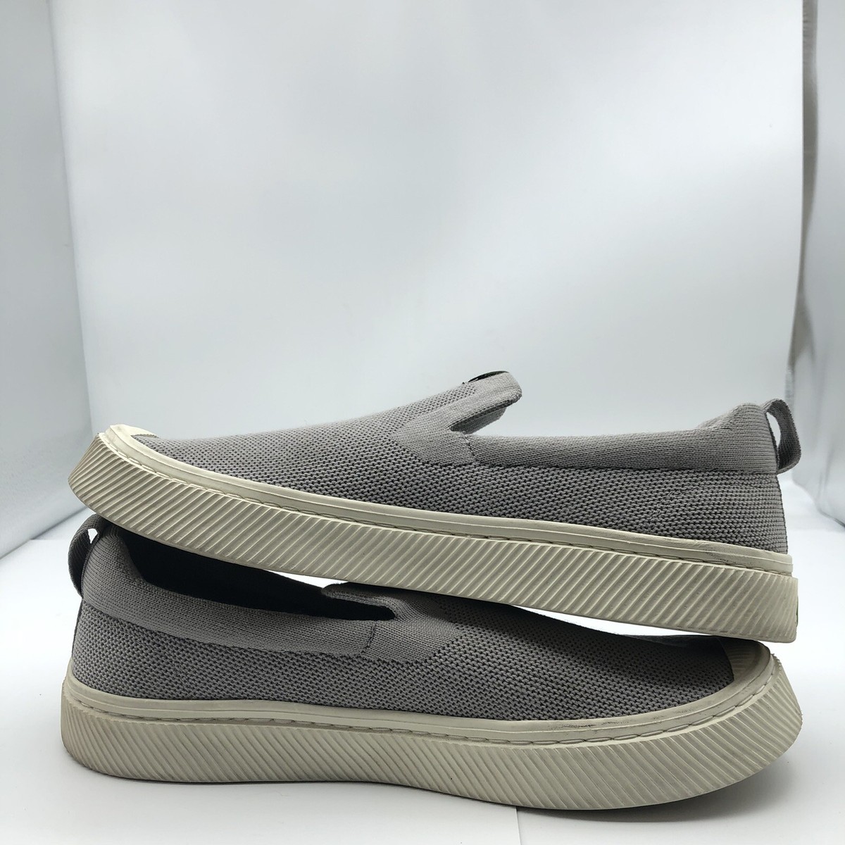 cariuma sneakers IBI Slip On Light Grey Gray Knit Sneakers 