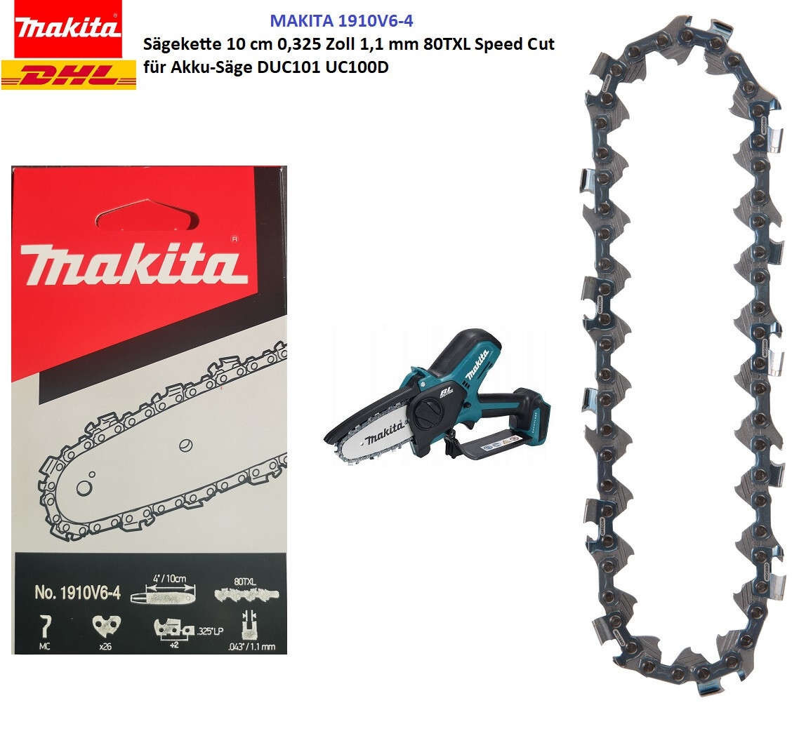 Makita 1910V6-4 Chainsaw Chain 4/25cm 80TXL • 0.325 LP • 26 • 1.1mm • MC ( 1 Piece