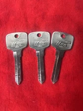 SET OF 3 ILCO USA M817 BLANK UNCUT KEYS  (p)