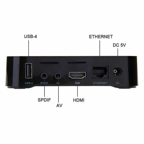 MXQ Pro 4K Ultra HD 64Bit Wifi Android 7.1 Quad Core Smart TV Box Media Player - Image 4 of 4