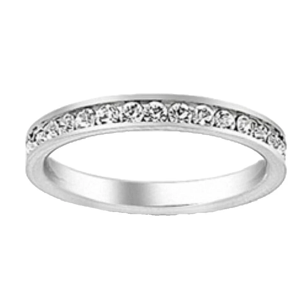 Acero Inoxidable Anillo de la eternidad 5 Anillos de Moda