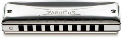 SUZUKI 10-hole Harmonica Fabulous F-20E Key of E Equal Temperament New Japan 