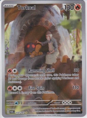 Torkoal 172/167 Sv06: Twilight Masquerade Holo NM/MINT PACK FRESH - Image 1 of 3