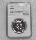 1956 Proof Silver Franklin Half Dollar NGC PF67 TYPE 1