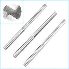 3pcs 3.175mm x 28mm Carbide 2 Flute Straight Router Bit Engraving CNC Milling