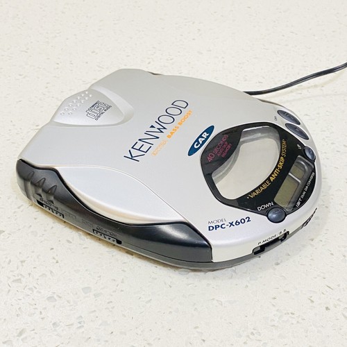 š„Kenwood DPC-X602 Portable CD Player, Extra Bass Boost, Silver w/ Pwr Adapter - Picture 14 of 17