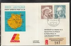 SWITZERLAND FFC First flight 1979 Iberia Air Zürich to Las Palmas Registered 187