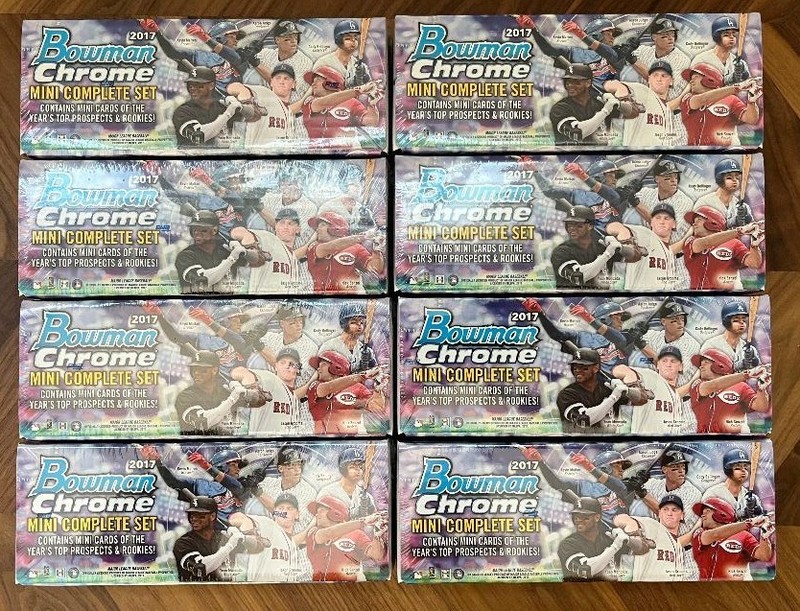 LOT OF 8 2017 Bowman Chrome Mini Factory Sealed Set ACUNA JUDGE RC SOTO VLAD