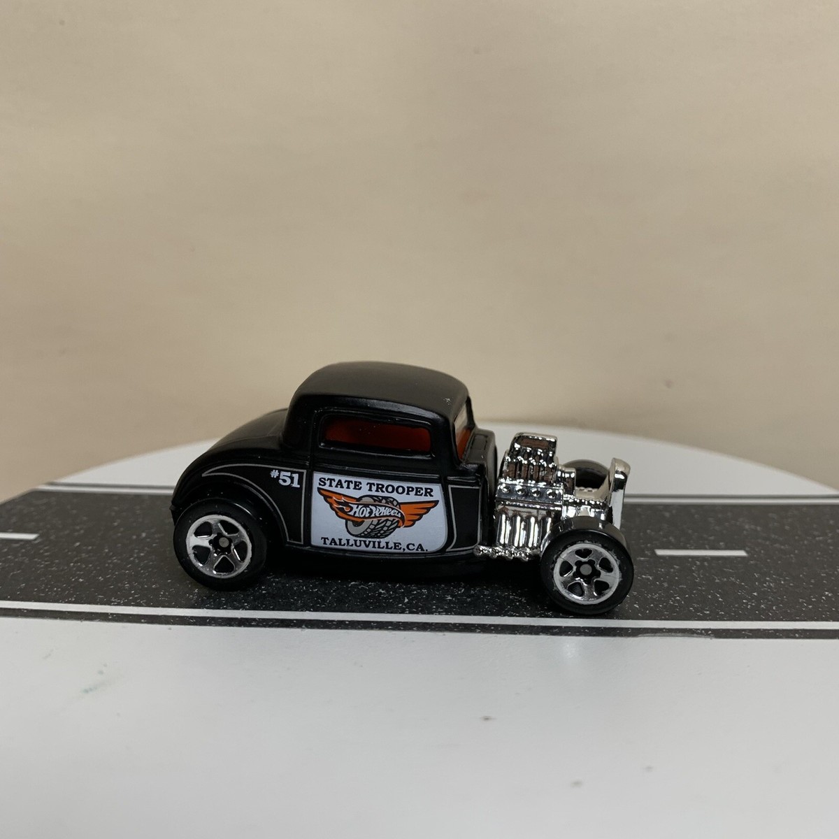 2001 Hot Wheels Collector #216 '32 FORD Black Talluville State