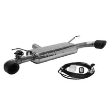 BASTUCK Klappen Sportauspuff mit Zubehör je 1x100 Carbon Ford Focus 4 1.0l 1.5l