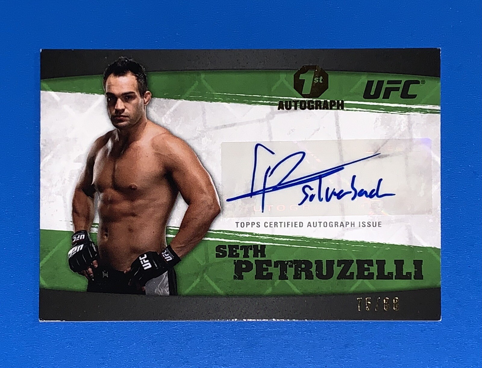Carte Autographe 2010 Topps UFC #FACT - Chris Tuchscherer "The Crowbar"