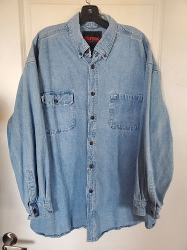 Wolverine Heavyweight Mens 2XL Blue 