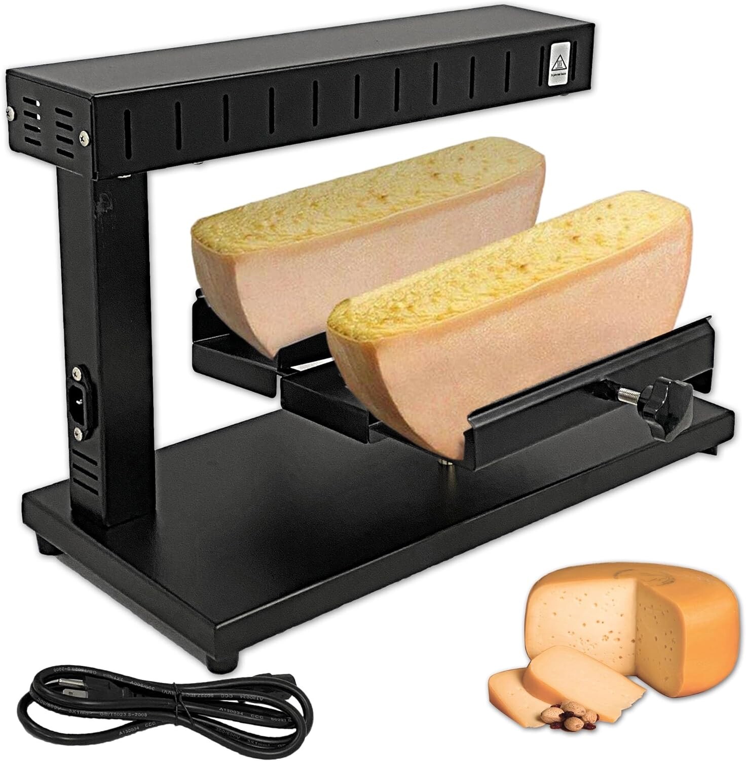 Commercial Raclette Cheese Melter, Electric Countertop Cheese Melting Warmer eBay