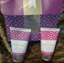 Mary Kay Cream And Sugar Set With Box Body Scrub And Body Whip DISCONTINUED RARE