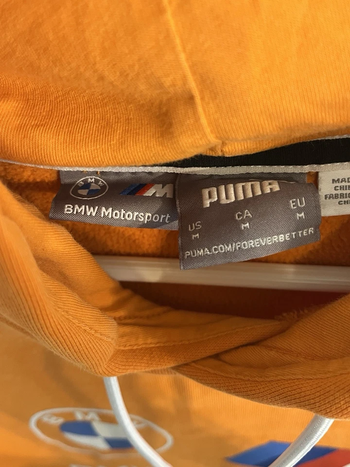 Pulôver com capuz masculino tamanho médio BMW M3 Puma Leia a descrição - Imagem 3 de 4