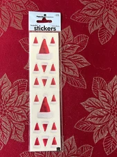 FLAT SANTA HAT 3D STICKERS BY PAPER HOUSE - FREE SHIPPING