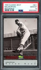 1992 Classic Best Red Bonus SSP #BC1 Nolan Ryan HOF  PSA 10 GEM  Tough LOW POP!