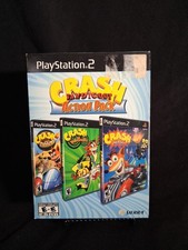 Crash Bandicoot Action Pack PS2 (Sony PlayStation 2) CIB Complete Working 