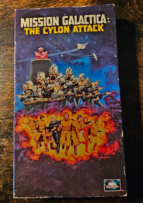 Battlestar Galactica -Mission Galactica: The Cylon Attack VHS 1990 Issue Of 1979