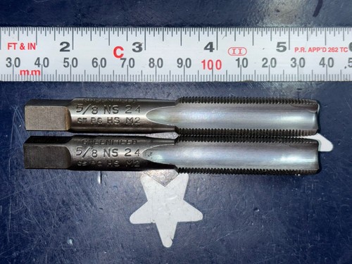 Rubinetto spina 5/8-24 Greenfield GTD 5/8” -24tpi NS C5 H2 M2 due rubinetti - Foto 7 di 9