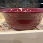 Fiestaware Vintage Burgundy (CLARET?) Serving Bowl, 9-1/2”x3-1/2”