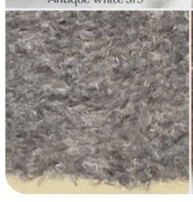 Vintage Kunin Rainbow Shaggy Plush Felt Stormy Gray Fat Quarter 18x22 Bear Doll
