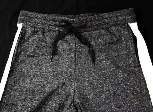 Daisy Fuentes Womens S Joggers Pants Stretch Activewear Gray White Stripes $59 - Picture 3 of 5