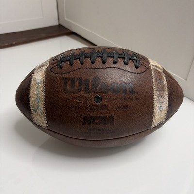 Wilson 1003 GST WTF1003 NCAA NFHS Leather Football USA Display Does Not Hold Air
