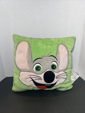 Chuck E. Cheese Plush Throw Pillow 14 Green/ ...