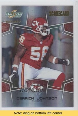 2008 Score Select Scorecard 94/100 Derrick Johnson #158 READ 0v9