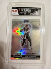 2020 Panini Playoff Behind the Numbers Silver Prizm Joe Burrow HGA 9 Rookie RC