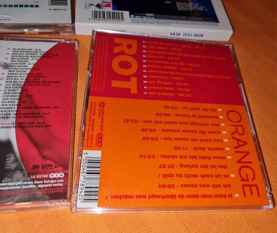 6CDs Nena Feat. Nena Bonus Tracks 2003 Warner Neuwertig Udo Lindenberg Helge - Bild 2 von 4