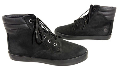 TIMBLERLAN Womens Size 7 Dausette A1KLO Black Nubuck Leather High Top Shoes Boot