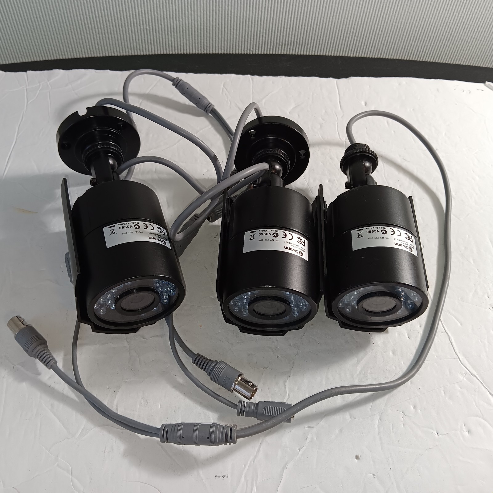Lot Of 3 Swann Model SRPRO-815  Security Cameras
