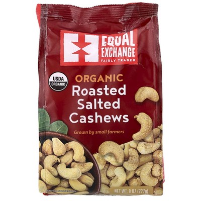 Equal Exchange Organic Roasted Salted Cashews 227 g Corporate Profit