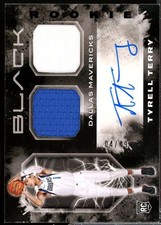 Tyrell Terry /49 2020-21 Panini Black Rookie Jersey Memorabilia Autographs #40 