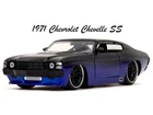 Jada Pink Slips 1971 Chevrolet Chevelle SS Blue Black Die Cast 1:24 New in box.