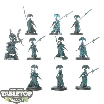 Lumineth Realm Lords - 10 x Vanari Auralan Wardens - teilweise bemalt