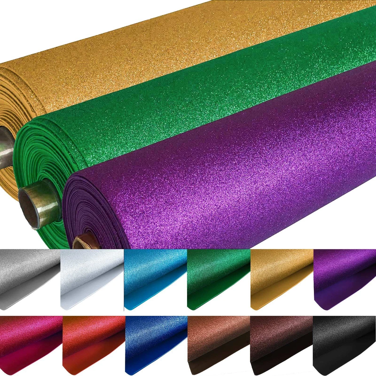 Glitzer-Moosgummi EVA 90cm breit ab 0,5m Schaumgummi PE Schaumstoff