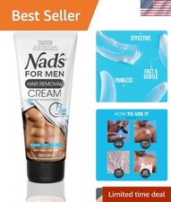 Hair Removal Cream, Painless Hair Removal For Men, Soothing Depilatory Cream ...