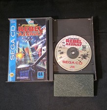 Star Wars: Rebel Assault (Sega CD, 1993) With Manual, CIB. Read