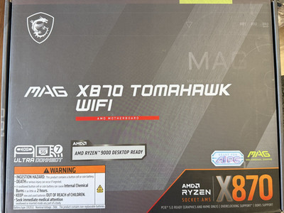 MSI MAG X870 TOMAHAWK WIFI AMD AM5 DDR5 ATX Motherboard