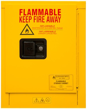 Durham 1004M-50, 4 Gallon Flammable Safety Cabinet with Manual Doors