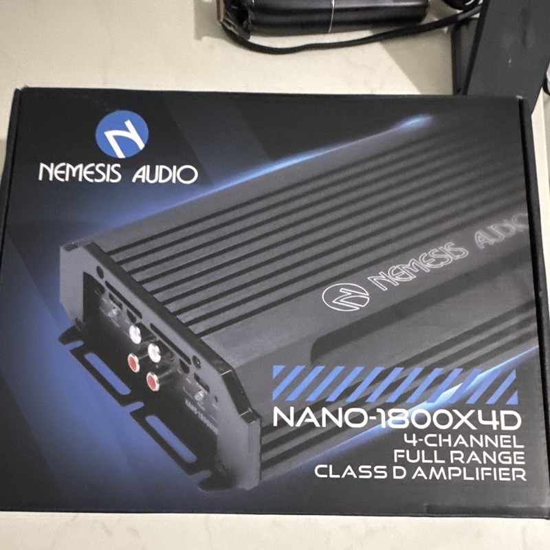 Nemesis Audio NANO-1800X4D 4-Channel Full Range Class D Amp 150W x 4