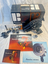 Beaulieu 4008 ZM Super-8 Movie w/ Angenieux 8-64mm f1.9, Handle Extension, More 
