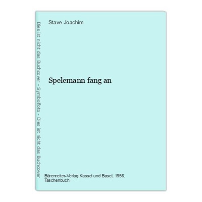 Spelemann fang an Joachim, Stave:
